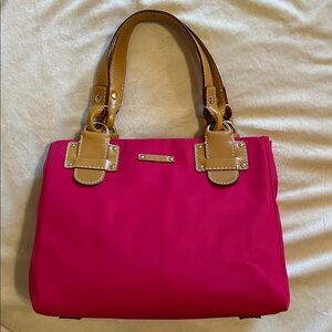 KATE SPADE RUDY Ferndale Cerise Raspberry Tote Shoulder Hand Bag